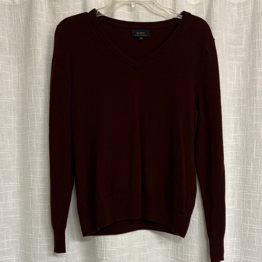 Quince Mongolian Cashmere V-neck